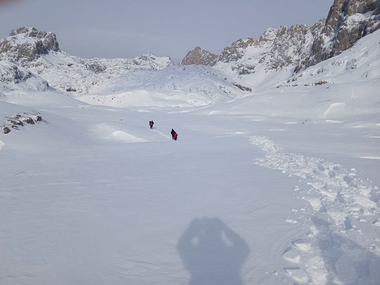 Looking up to Horcados Rojos