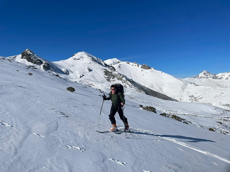 Mike in the Cordillera Cantabrica