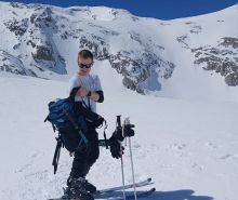 Spring ski touring