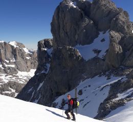 Splitboarding in the Picos